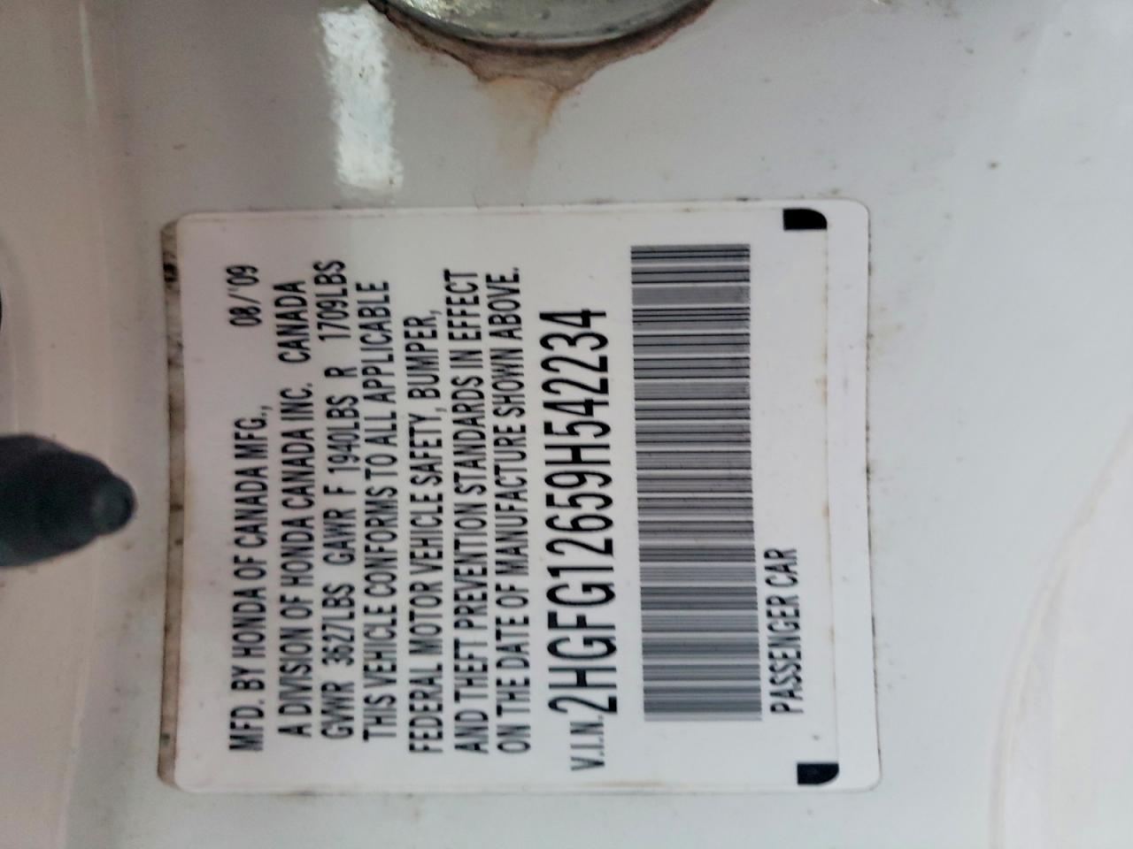 2009 Honda Civic lx