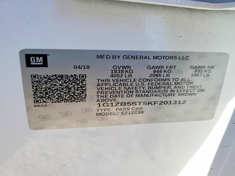 2019 Chevrolet Malibu ls