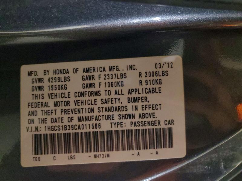 2012 Honda Accord lx