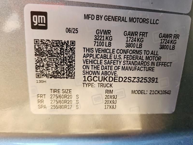 2025 Chevrolet Silverado K1500 lt