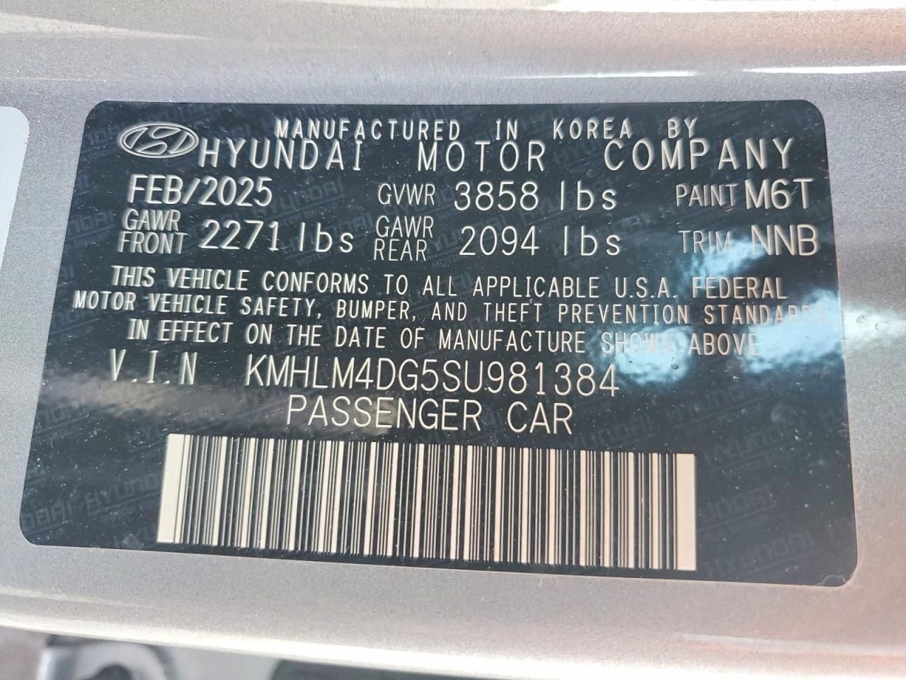 2025 Hyundai Elantra sel Sport