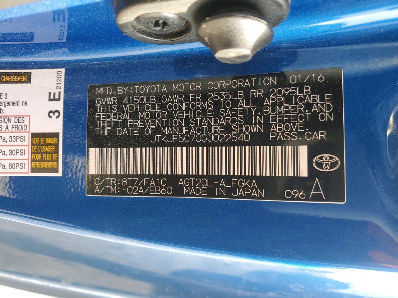 2016 Scion TC