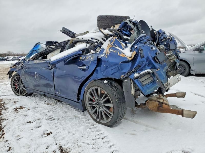2018 Infiniti Q50 red Sport 400