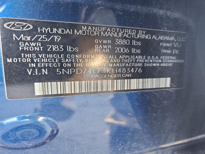 2019 Hyundai Elantra se