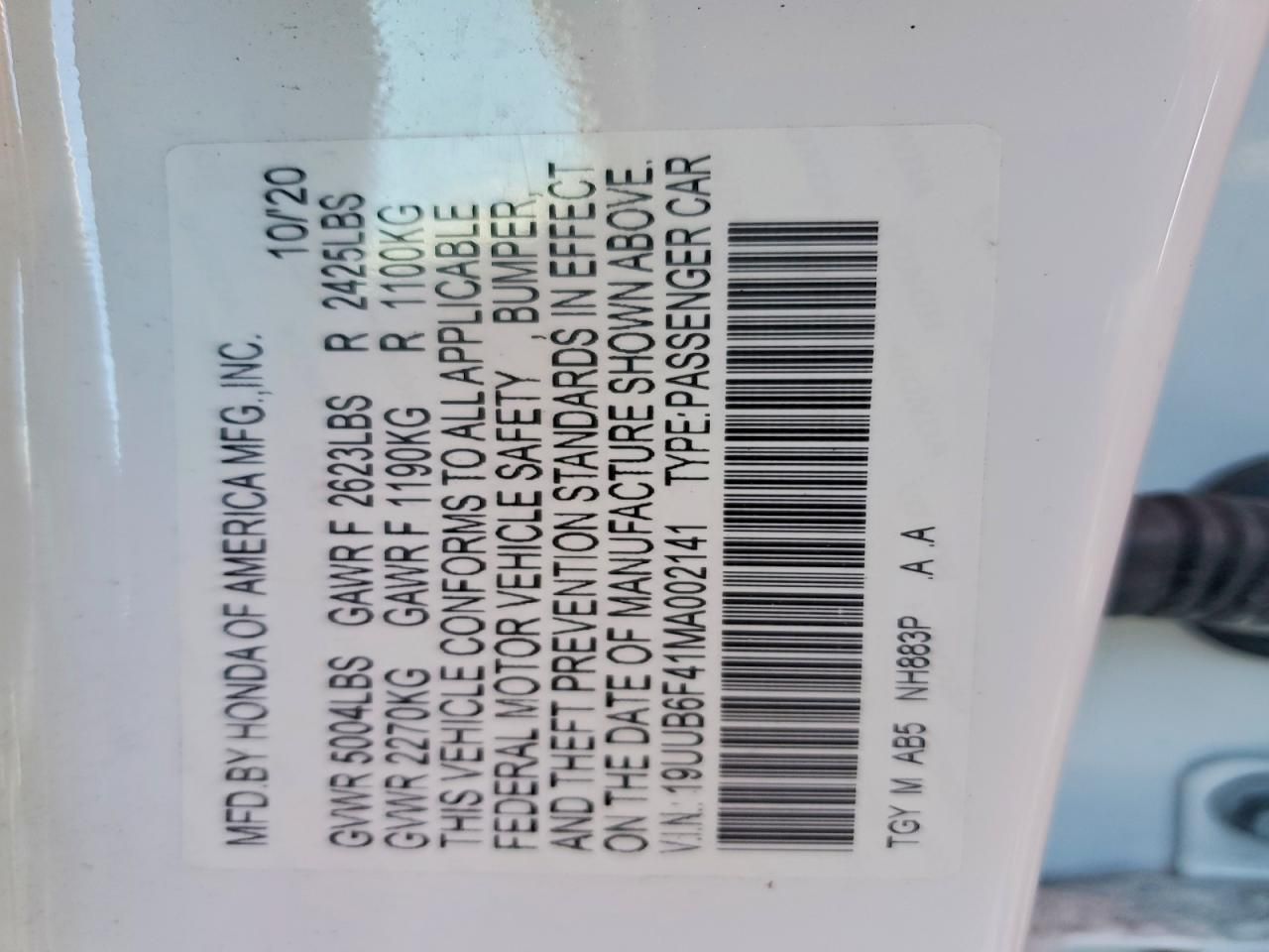 2021 Acura Tlx Technology