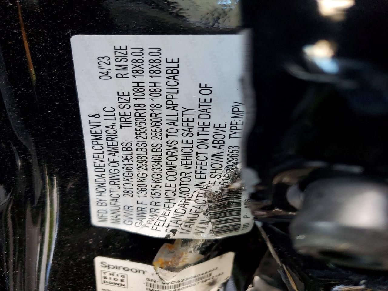 2023 Honda Pilot exl