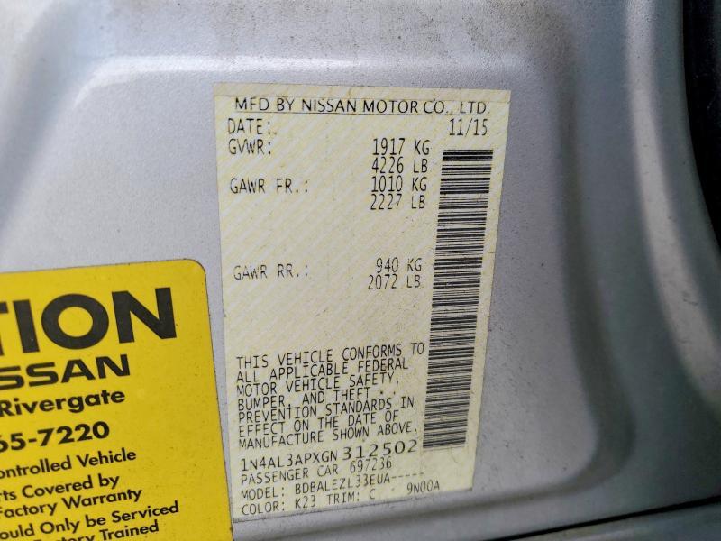 2016 Nissan Altima 2.5