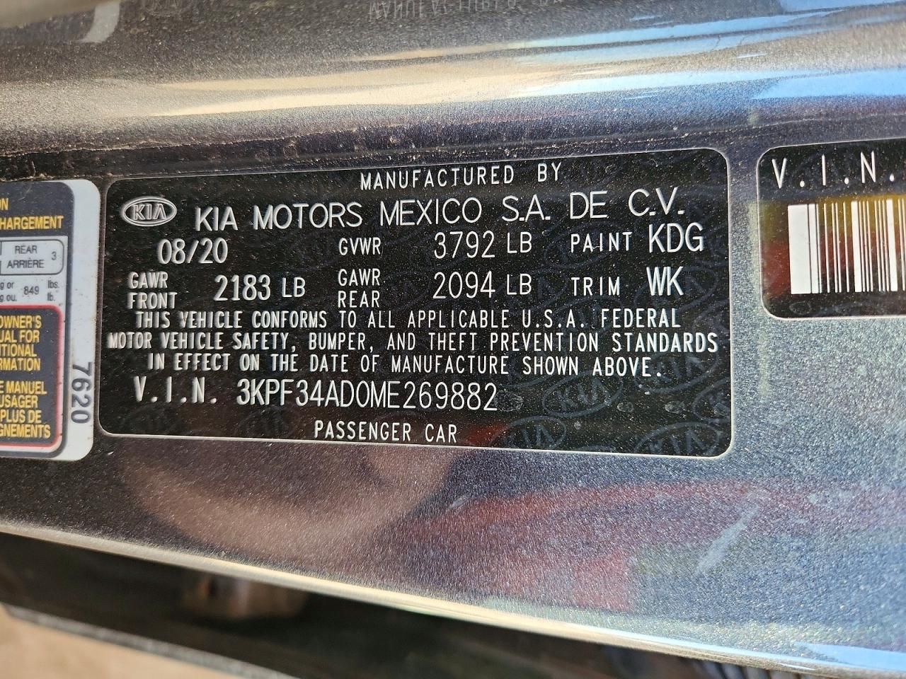 2021 KIA Forte gt Line