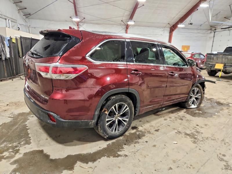 2016 Toyota Highlander xle