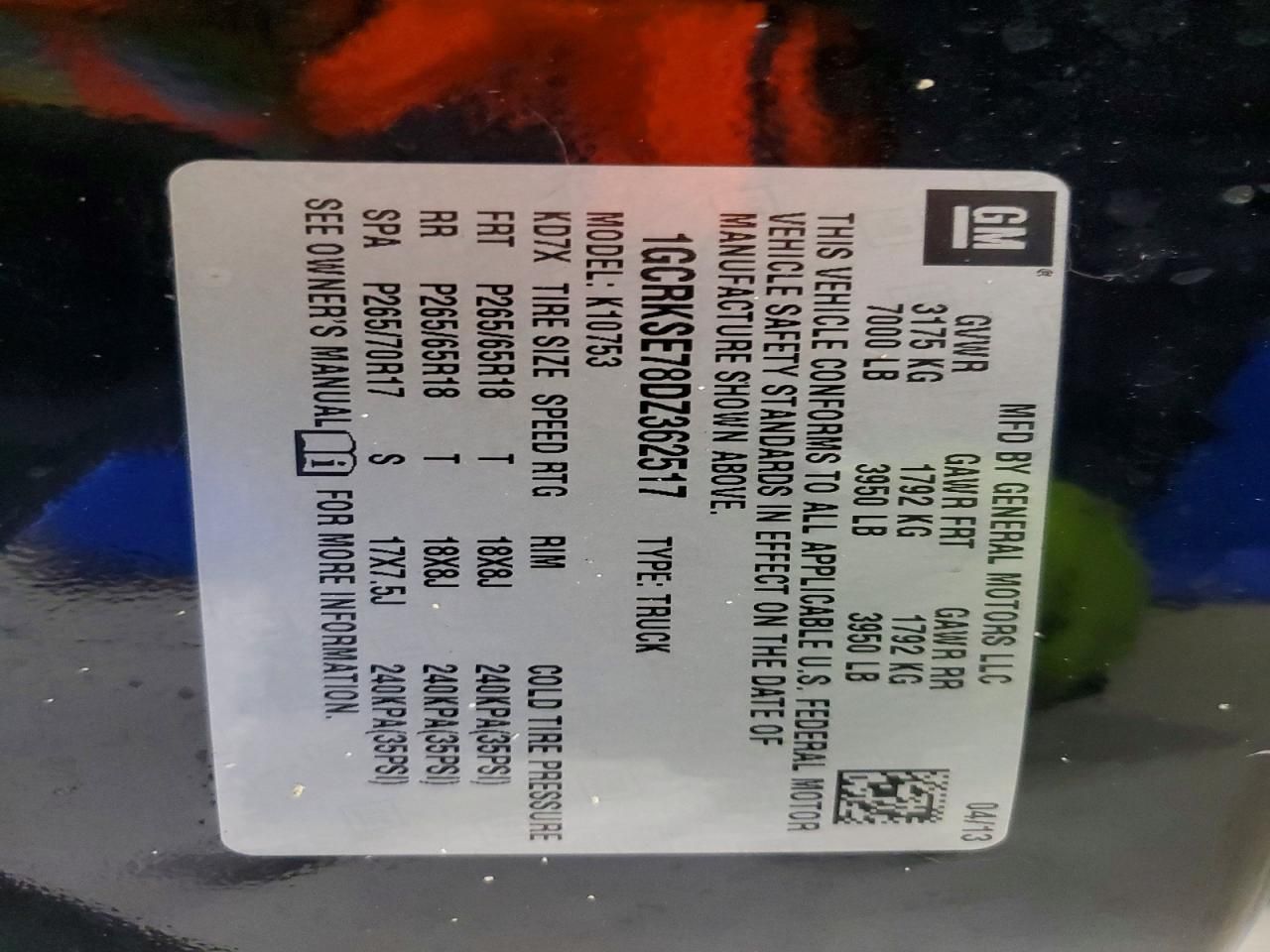 2013 Chevrolet Silverado K1500 LT