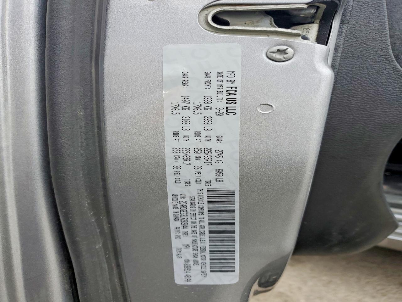 2020 Dodge Grand Caravan gt