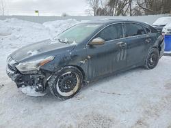 Salvage cars for sale from Copart London, ON: 2020 KIA Forte ex