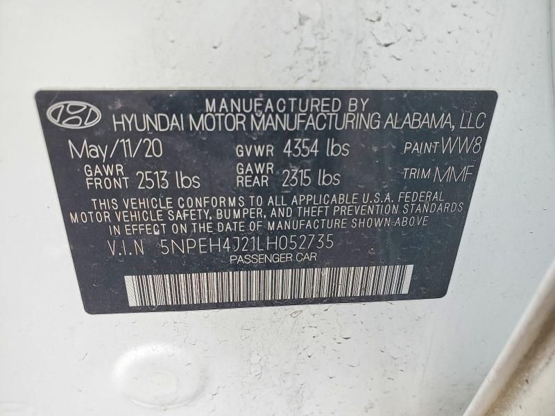 2020 Hyundai Sonata Limited