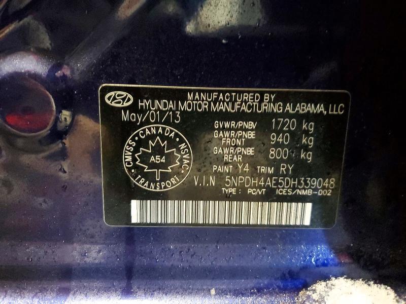 2013 Hyundai Elantra gls