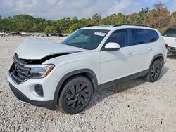 Salvage cars for sale from Copart Houston, TX: 2025 Volkswagen Atlas se