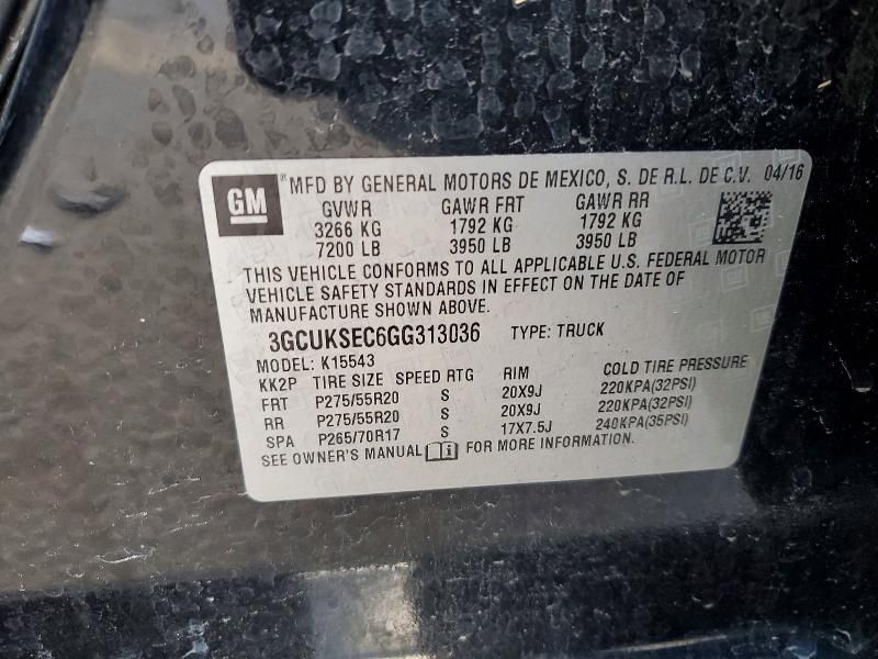 2016 Chevrolet Silverado K1500 LTZ