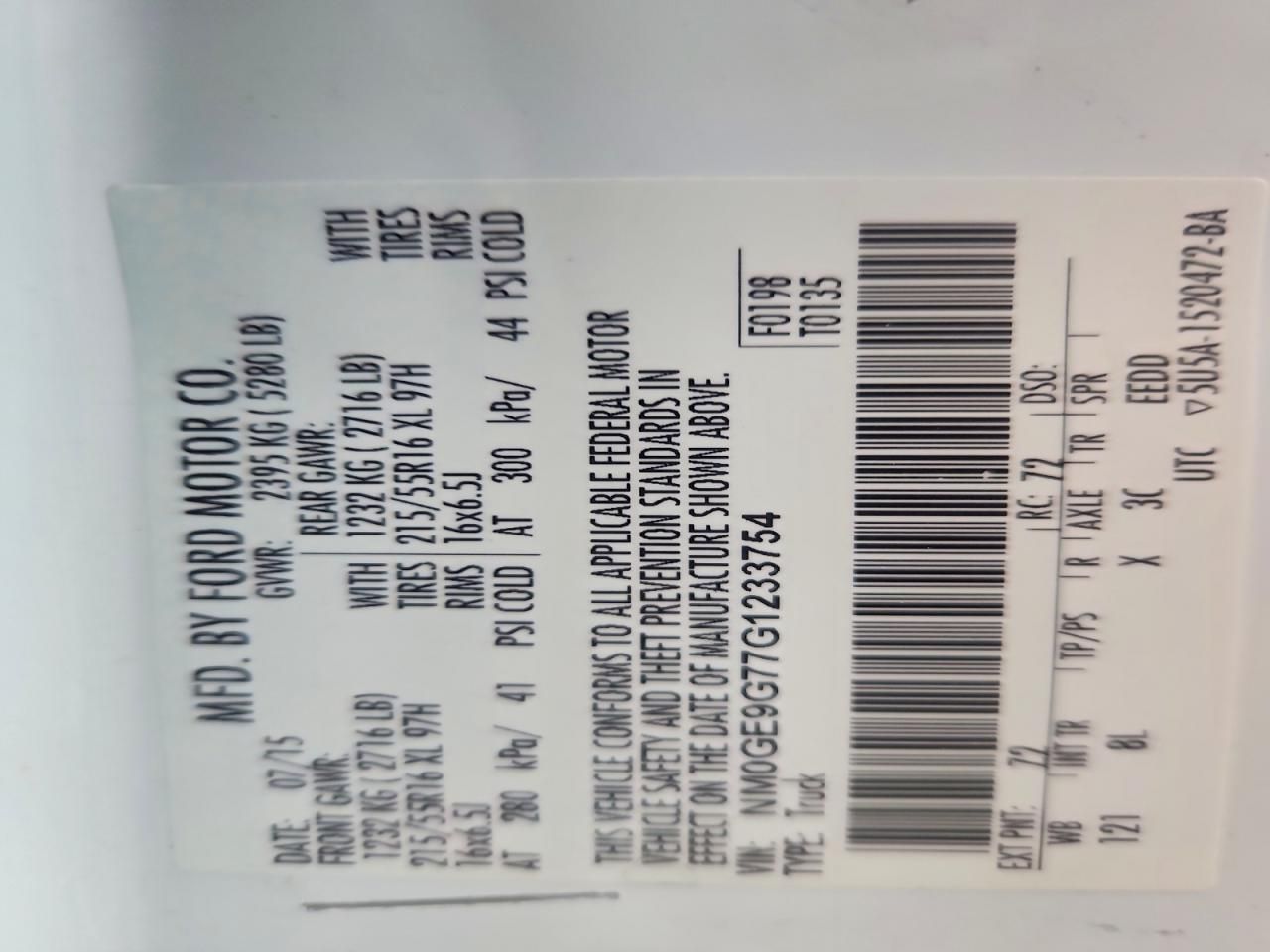 2016 Ford Transit Connect Titanium