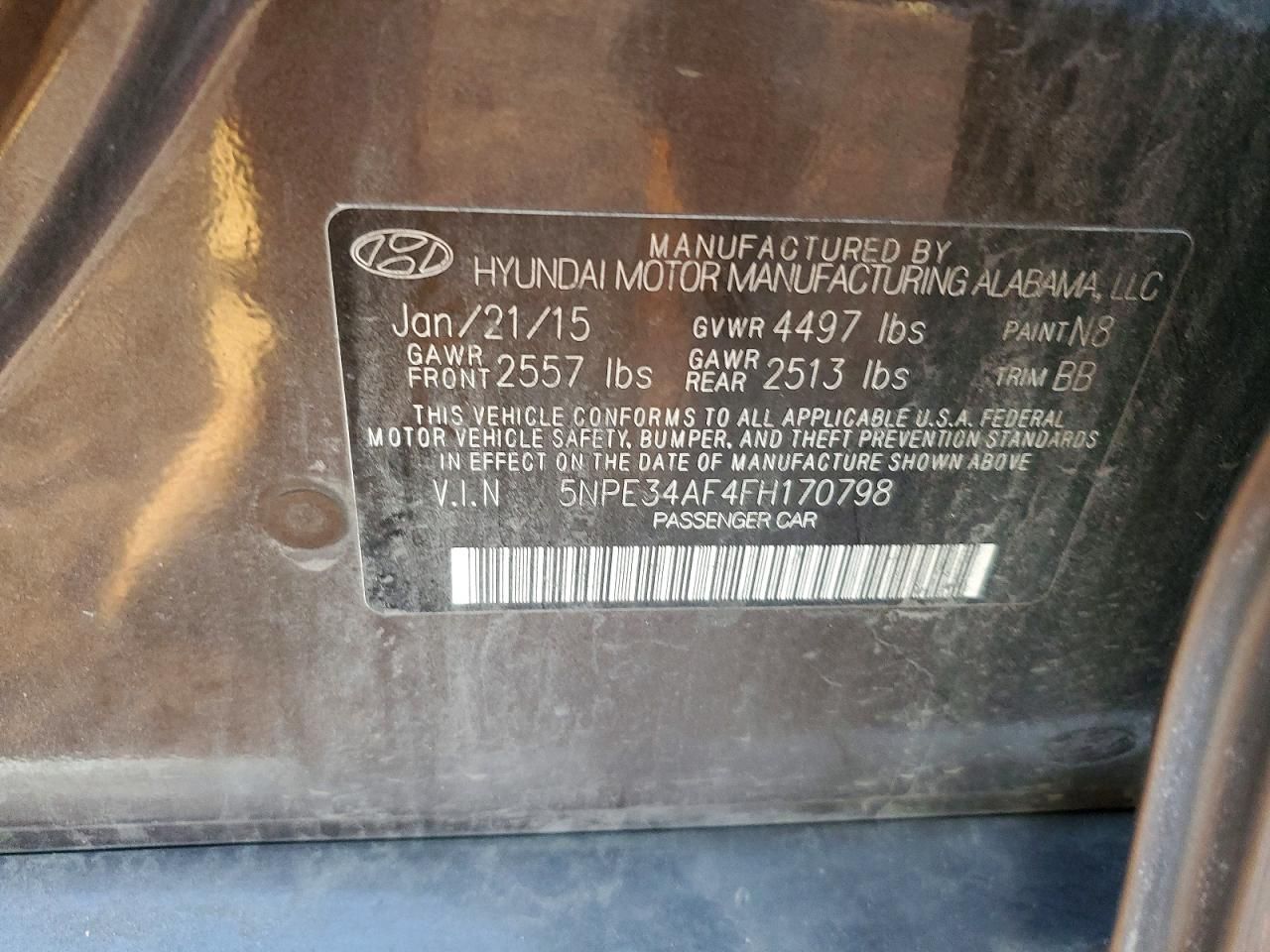 2015 Hyundai Sonata Sport