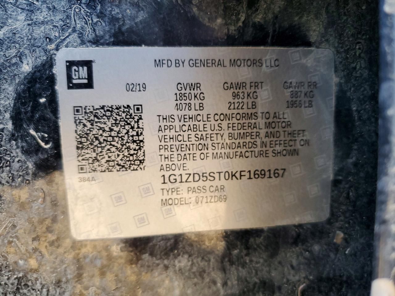 2019 Chevrolet Malibu lt