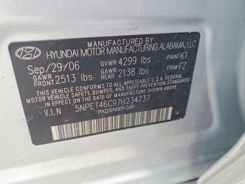 2007 Hyundai Sonata gls