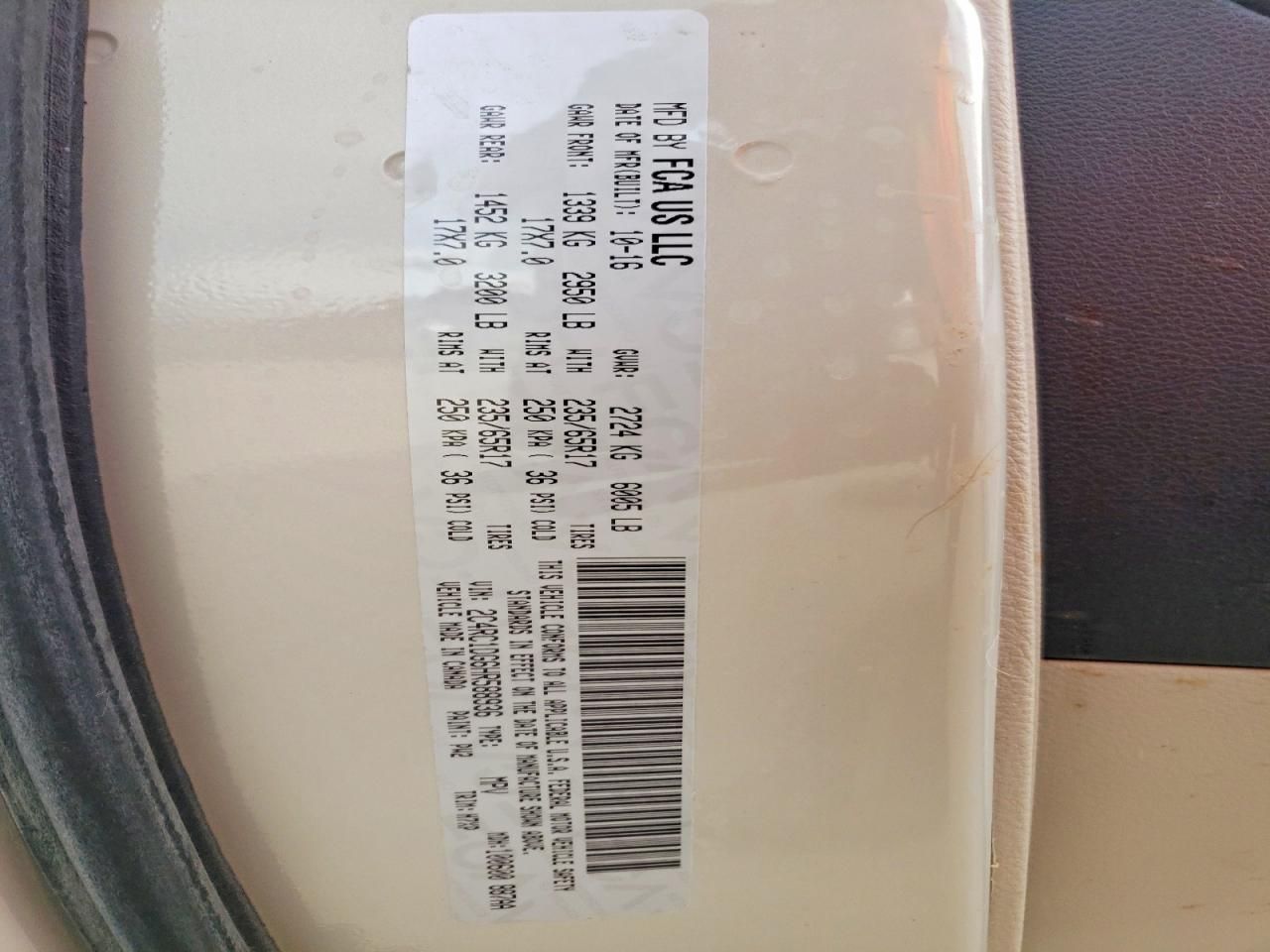 2017 Chrysler Pacifica Touring