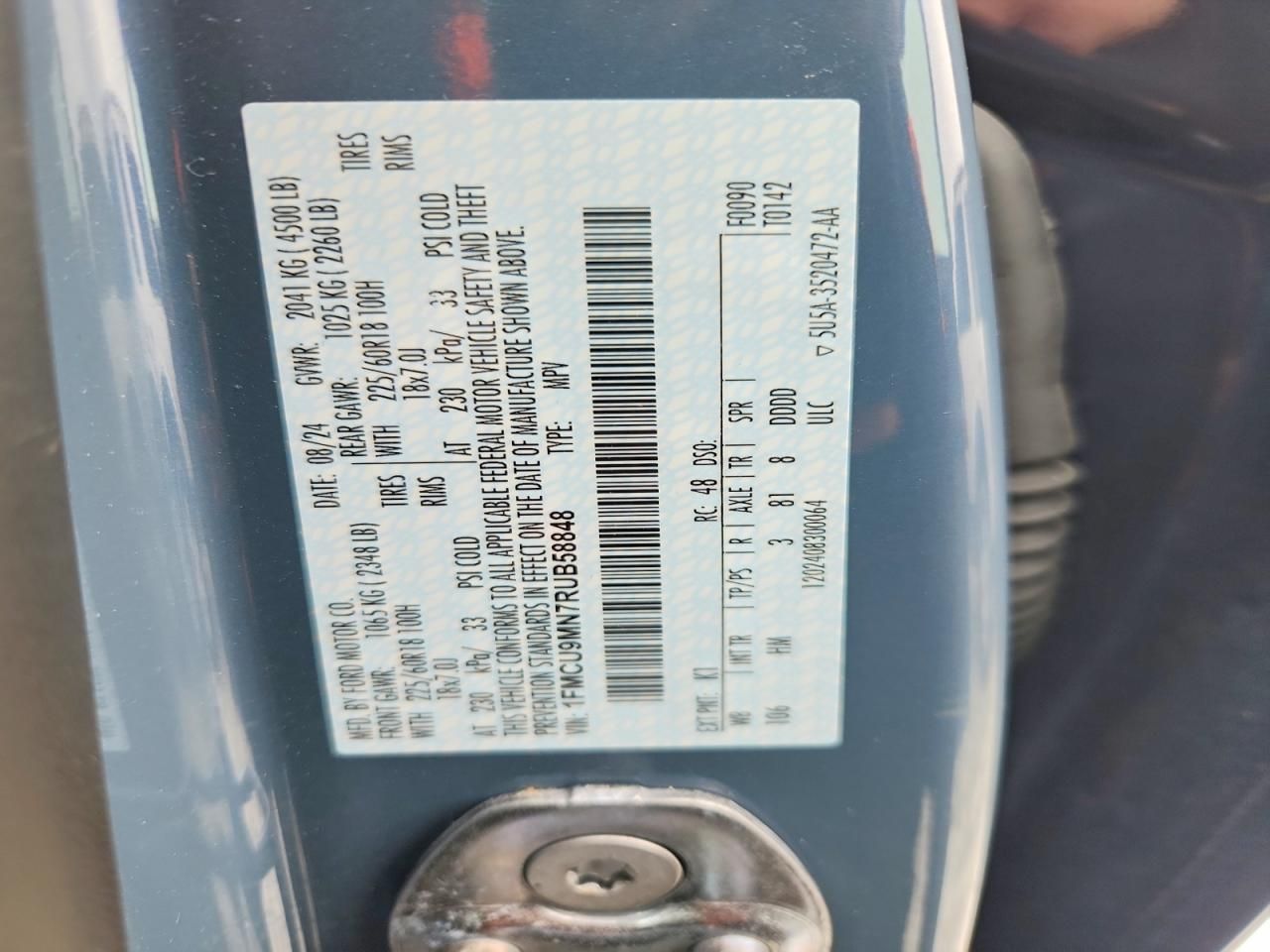 2024 Ford Escape st Line