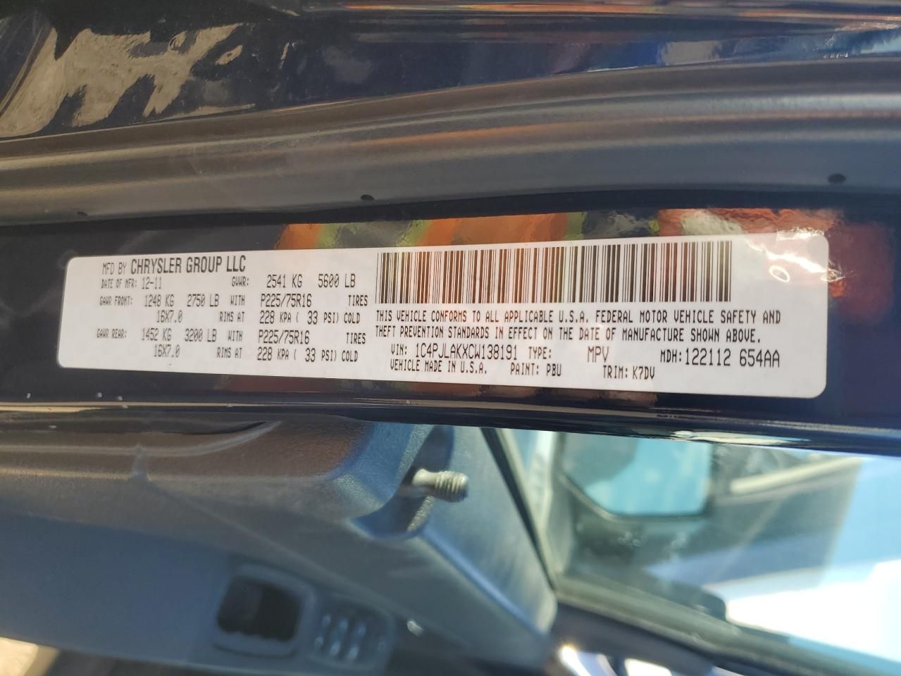 2012 Jeep Liberty Sport