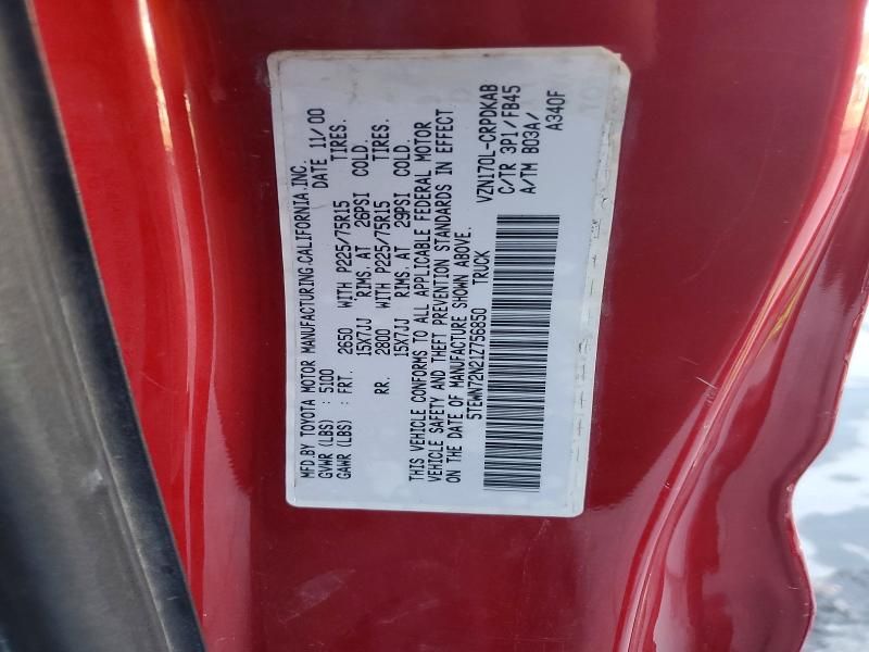 2001 Toyota Tacoma Xtracab