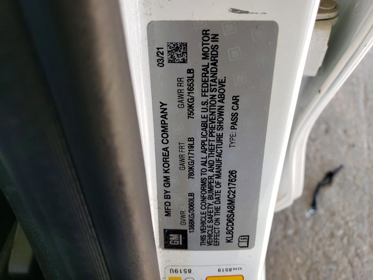 2021 Chevrolet Spark 1LT