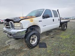 Camiones salvage sin ofertas aún a la venta en subasta: 1999 Ford F350 Super Duty Flatbed Truck