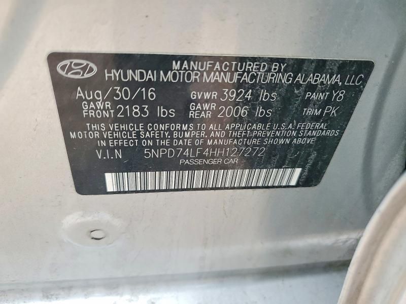 2017 Hyundai Elantra se