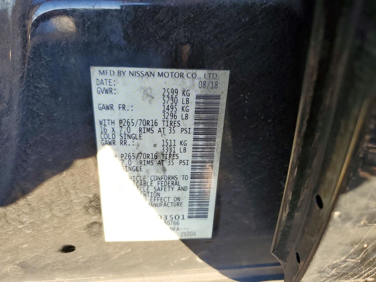 2019 Nissan Frontier s