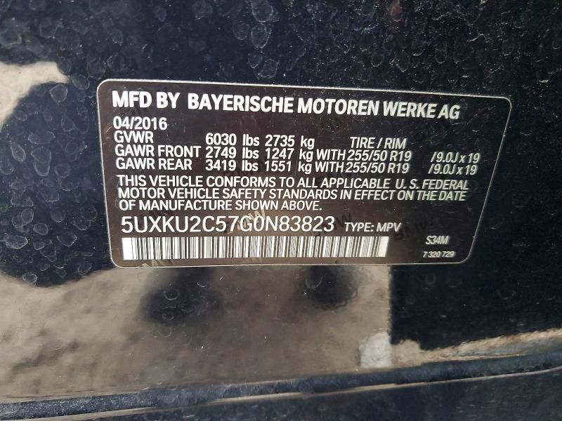 2016 BMW X6 Xdrive35i