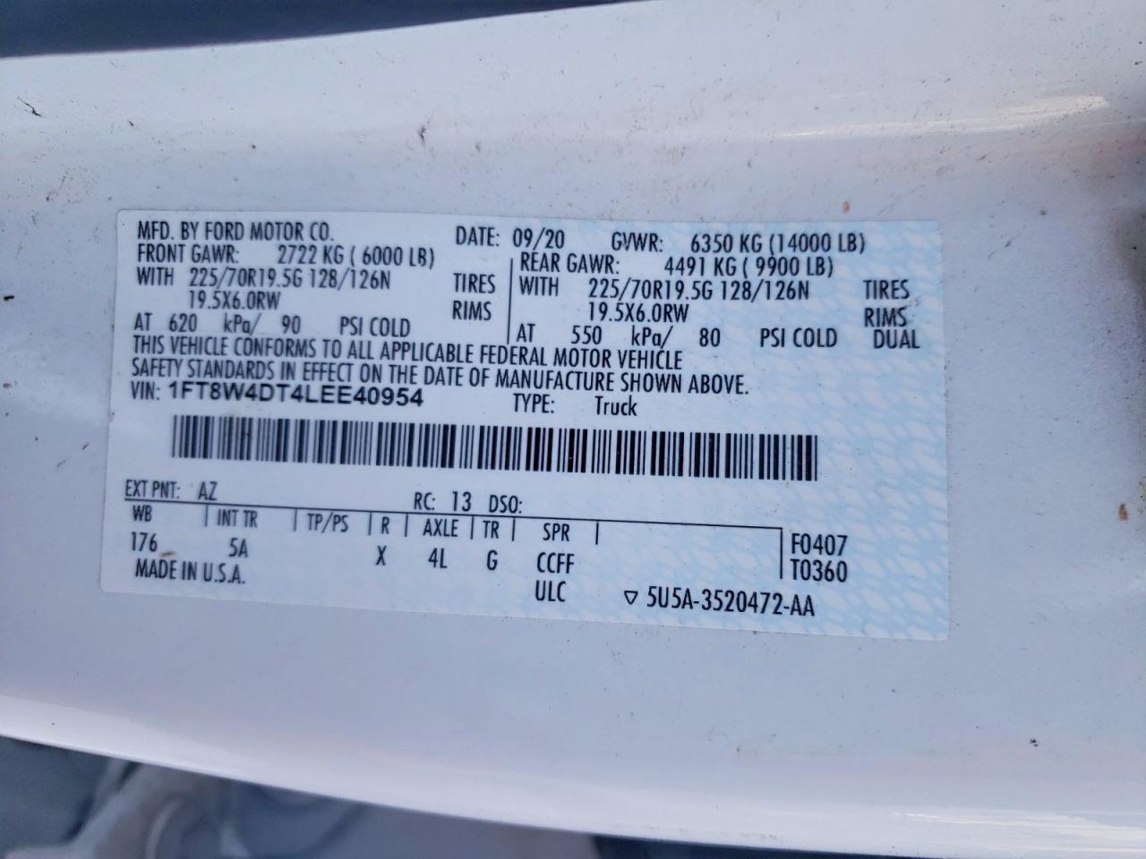 2020 Ford F450 Super Duty