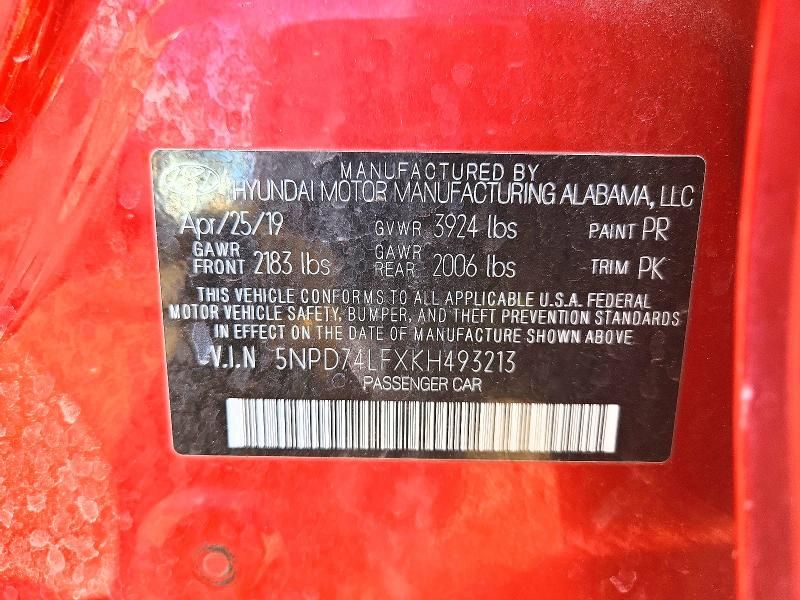 2019 Hyundai Elantra se