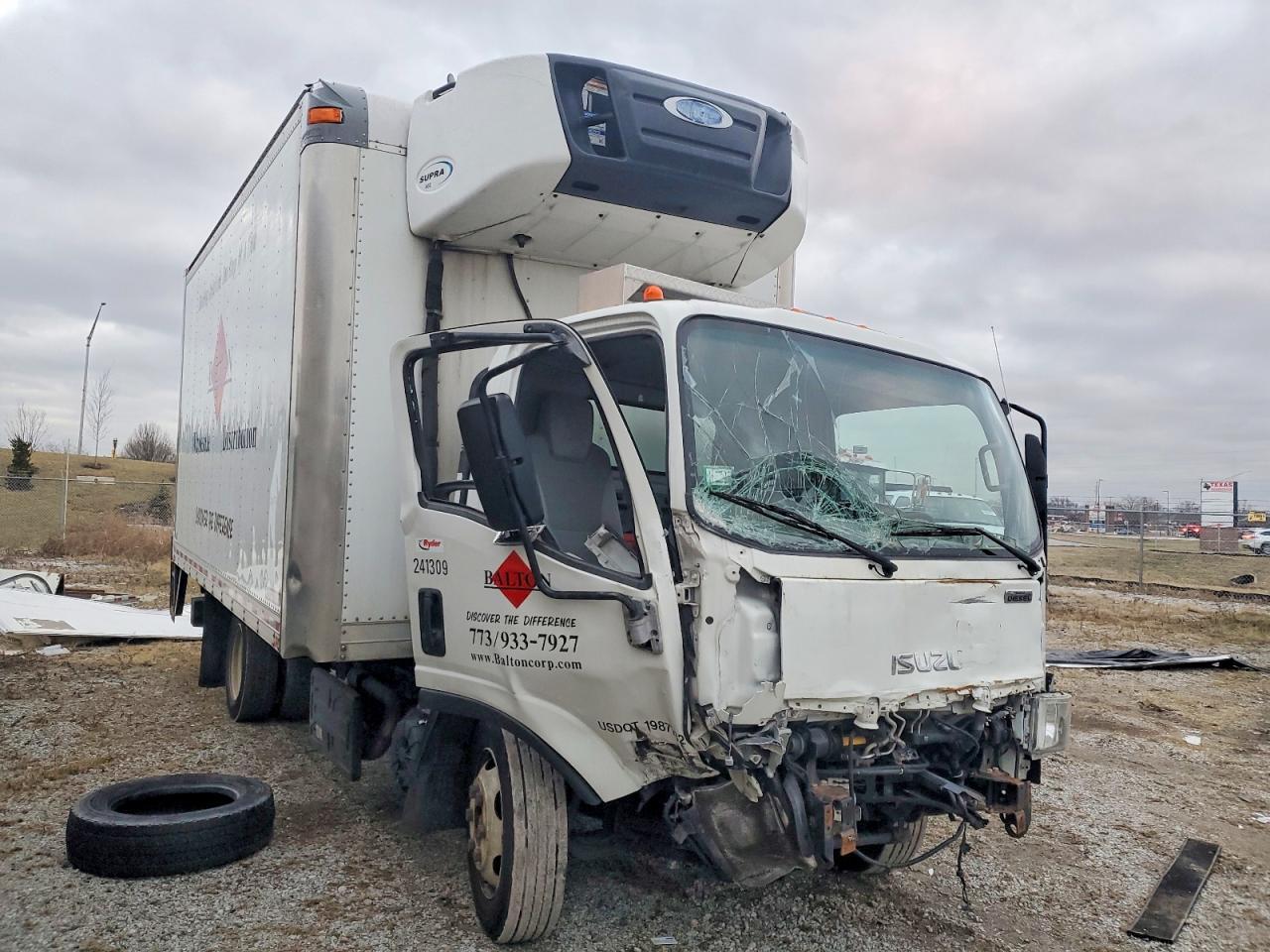 2020 Isuzu NPR XD Refrigerated BOX Truck