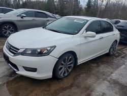 Vehiculos salvage en venta de Copart Cookstown, ON: 2015 Honda Accord Sport