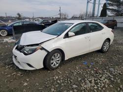 2016 Toyota Corolla l en venta en Windsor, NJ