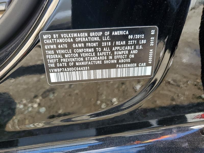 2013 Volkswagen Passat se