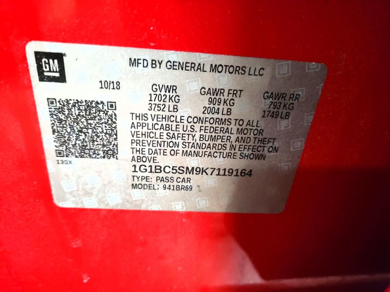 2019 Chevrolet Cruze ls