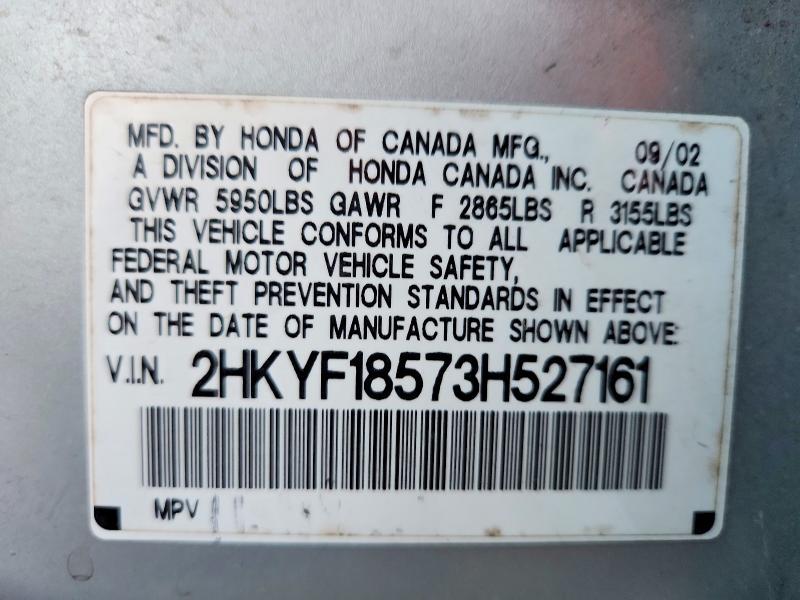 2003 Honda Pilot exl