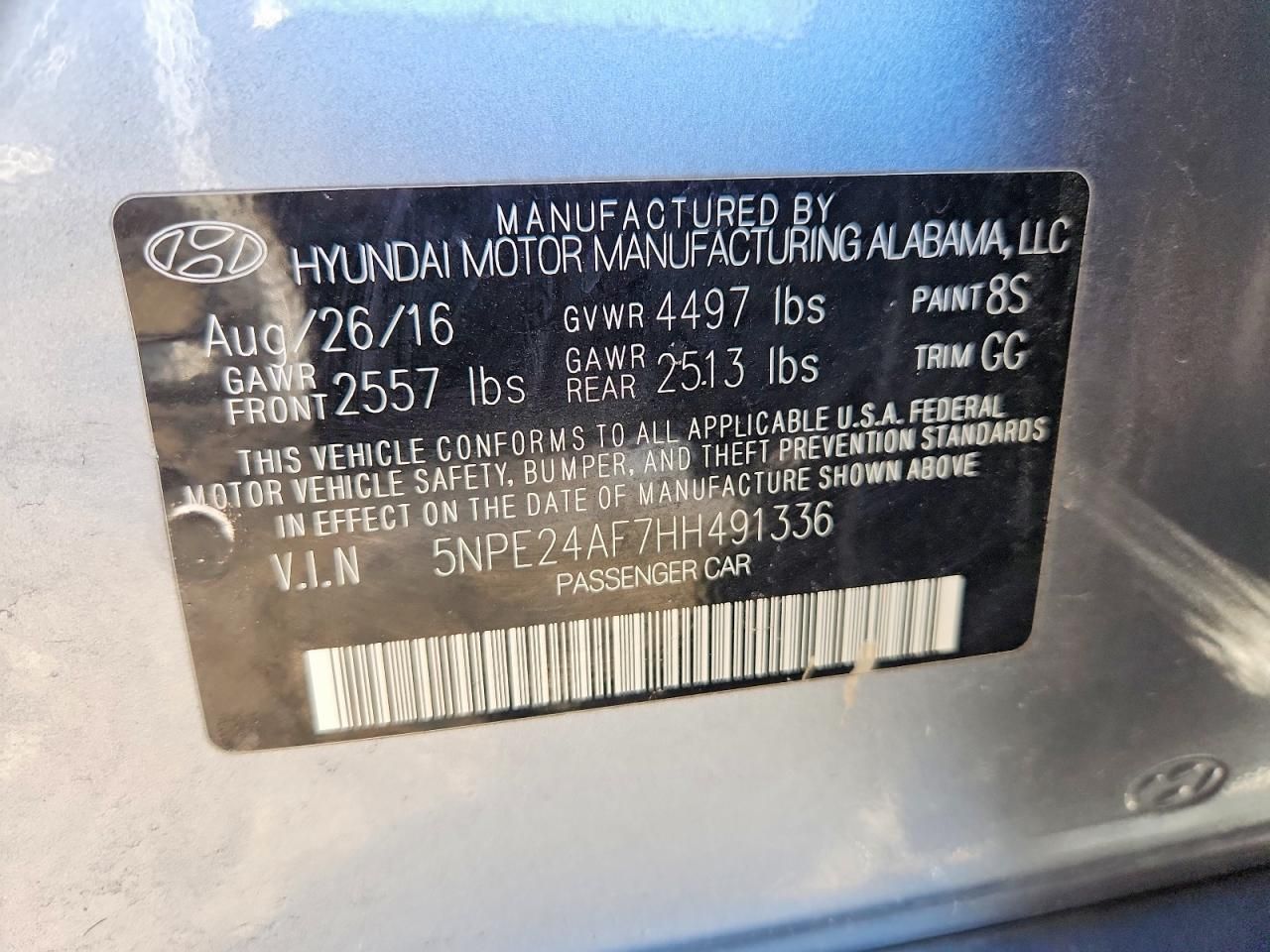 2017 Hyundai Sonata se