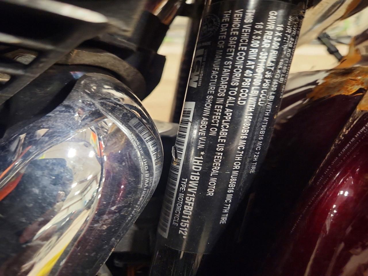 2015 Harley-Davidson Flstc Heritage Softail Classic