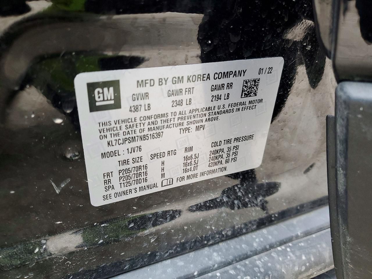 2022 Chevrolet Trax 1LT