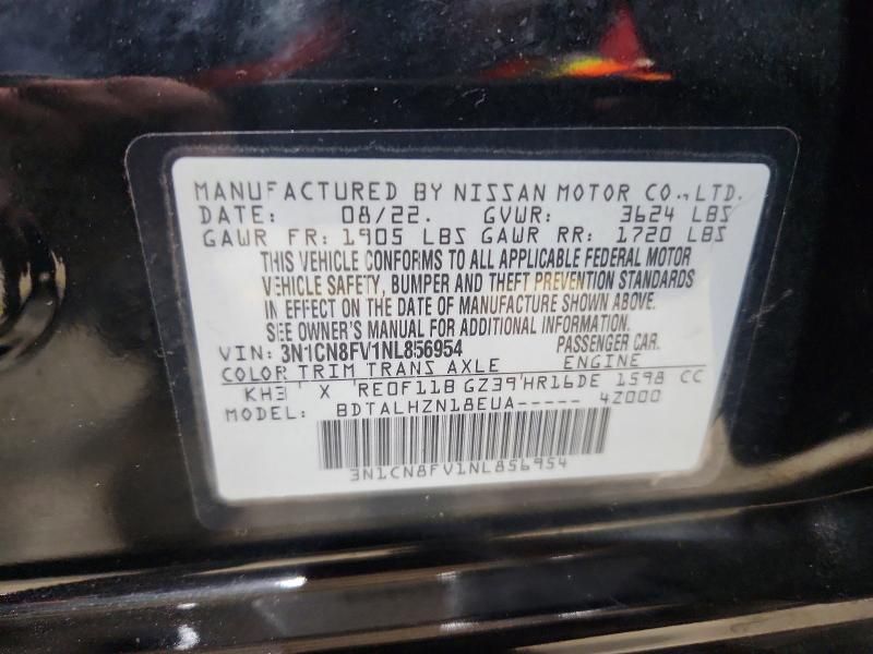 2022 Nissan Versa sr