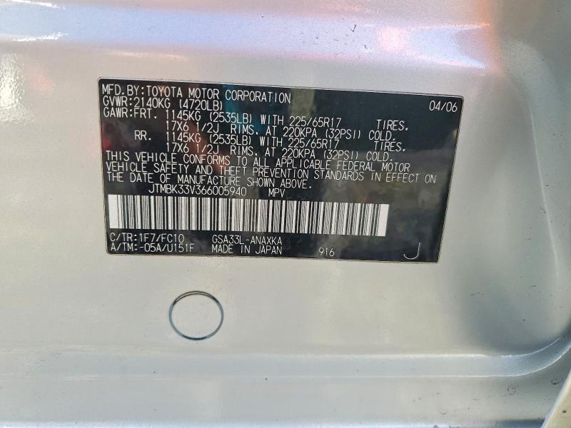 2006 Toyota Rav4 Base