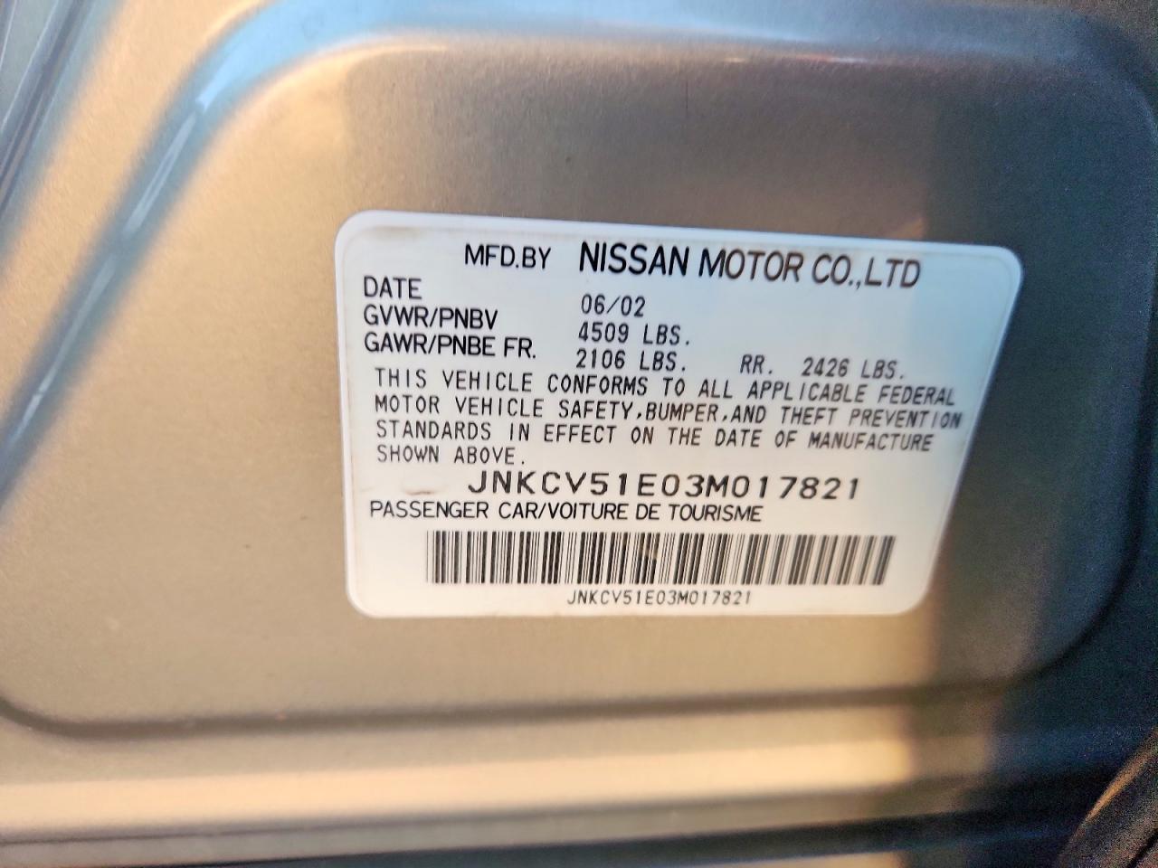 2003 Infiniti G35