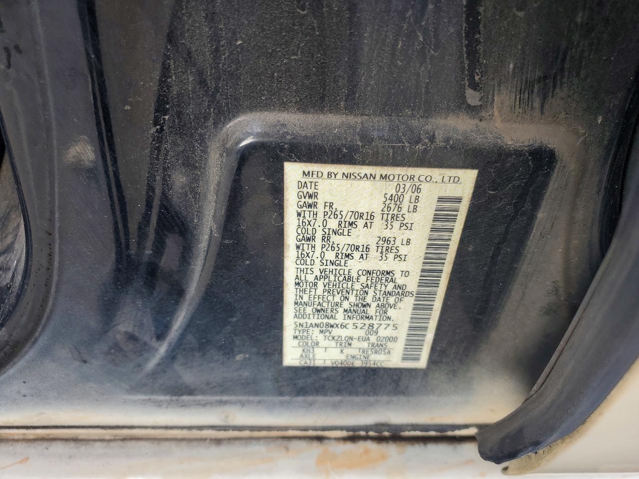 2006 Nissan Xterra off Road