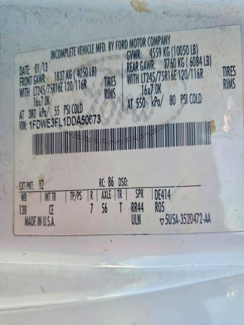 2013 Ford E350 Delivery Truck