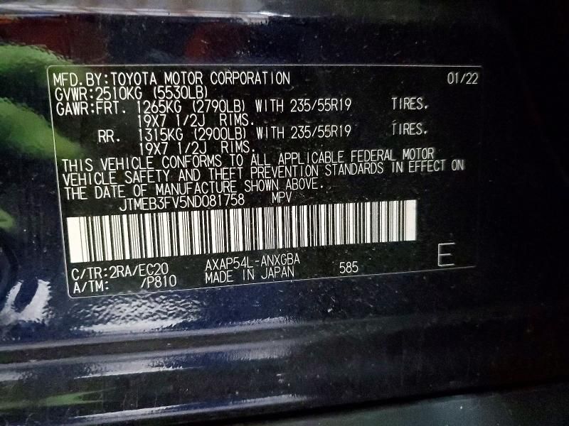 2022 Toyota Rav4 Prime xse